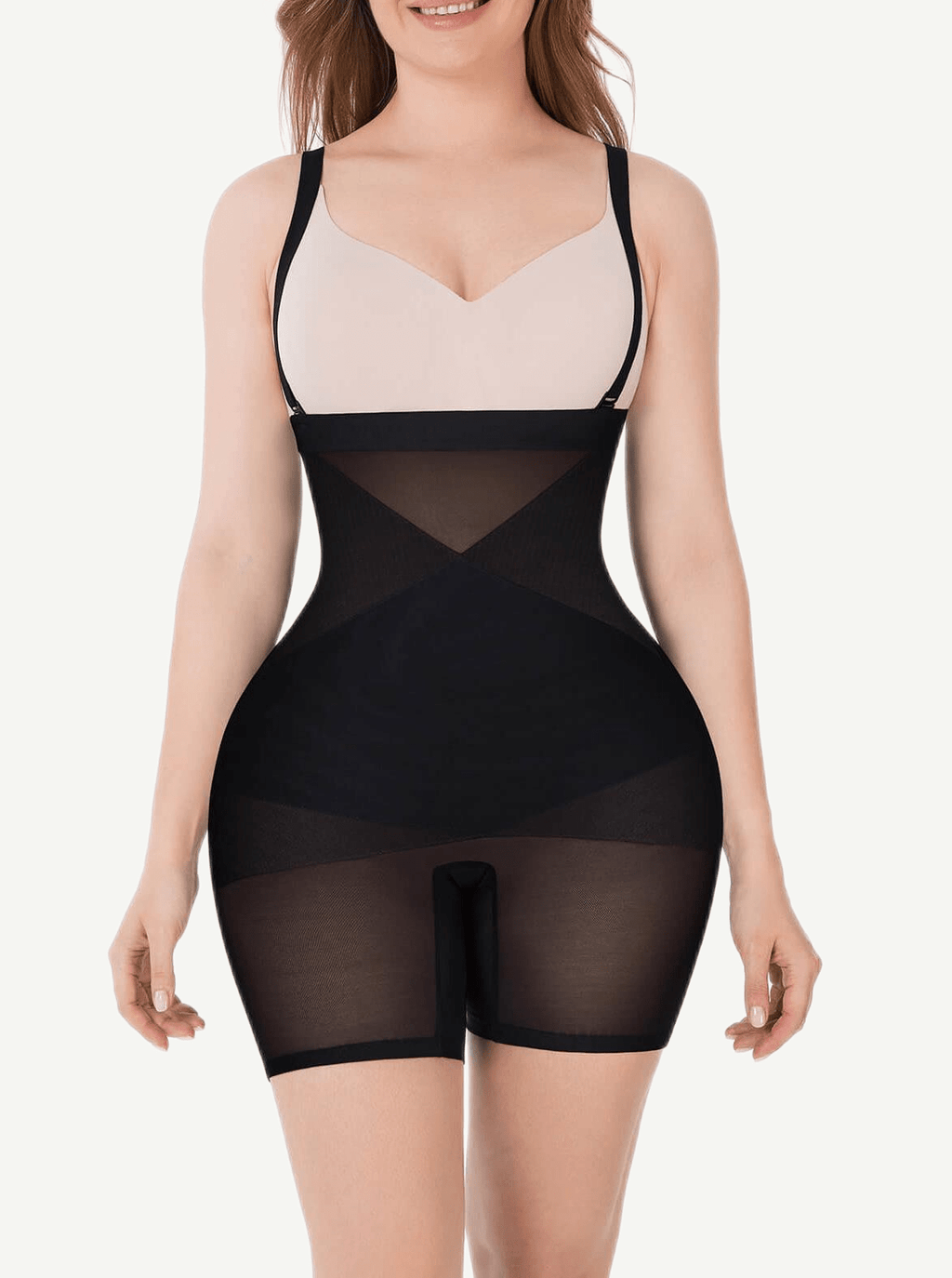 Women's Bodysuit Shorts – Steel-Bone Waist Sculpting & Tummy Control Shapewear