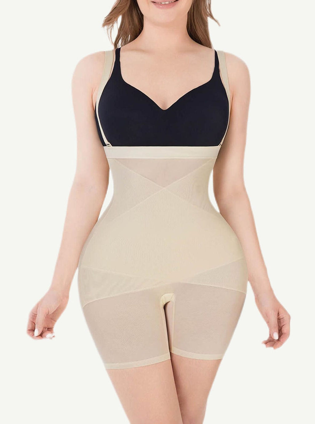 Women's Bodysuit Shorts – Steel-Bone Waist Sculpting & Tummy Control Shapewear