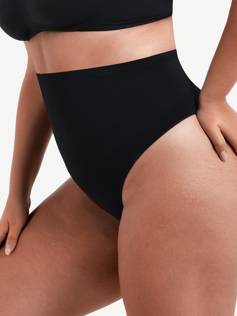 Women's Seamless Thong Panties – Eco-Friendly Smooth Shaping Shapewear