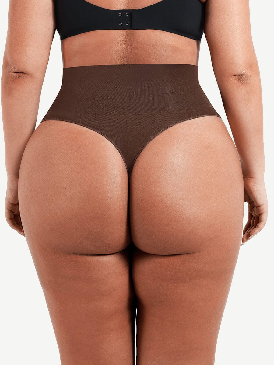 Women's Seamless Thong Panties – Eco-Friendly Smooth Shaping Shapewear