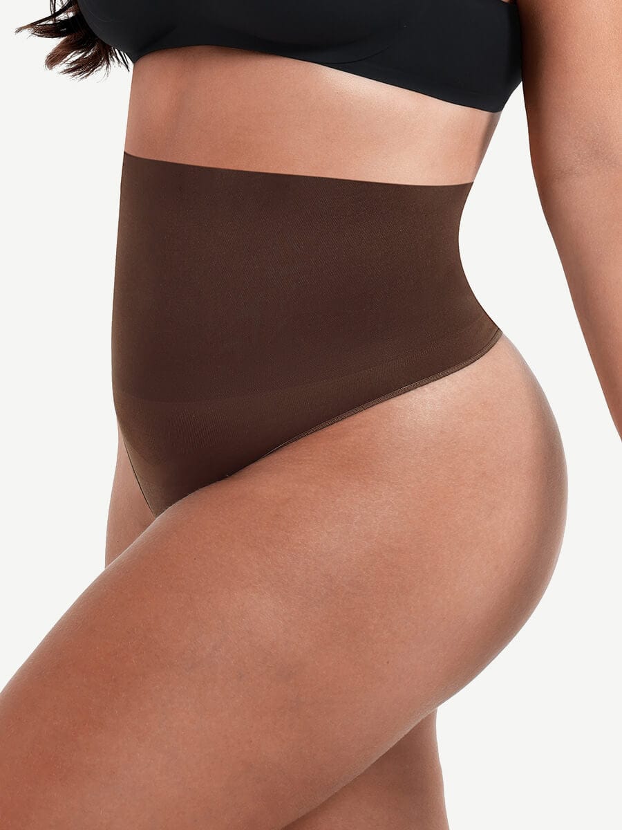 Women's Seamless Thong Panties – Eco-Friendly Smooth Shaping Shapewear