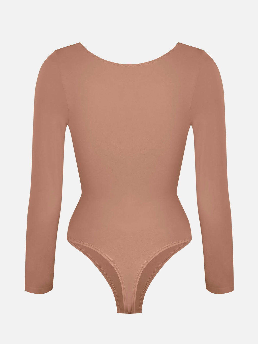 Women's Bodysuit – Seamless Long Sleeve Tummy Control Thong Shapewear