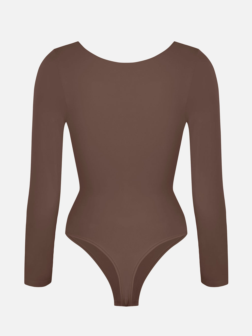 Women's Bodysuit – Seamless Long Sleeve Tummy Control Thong Shapewear