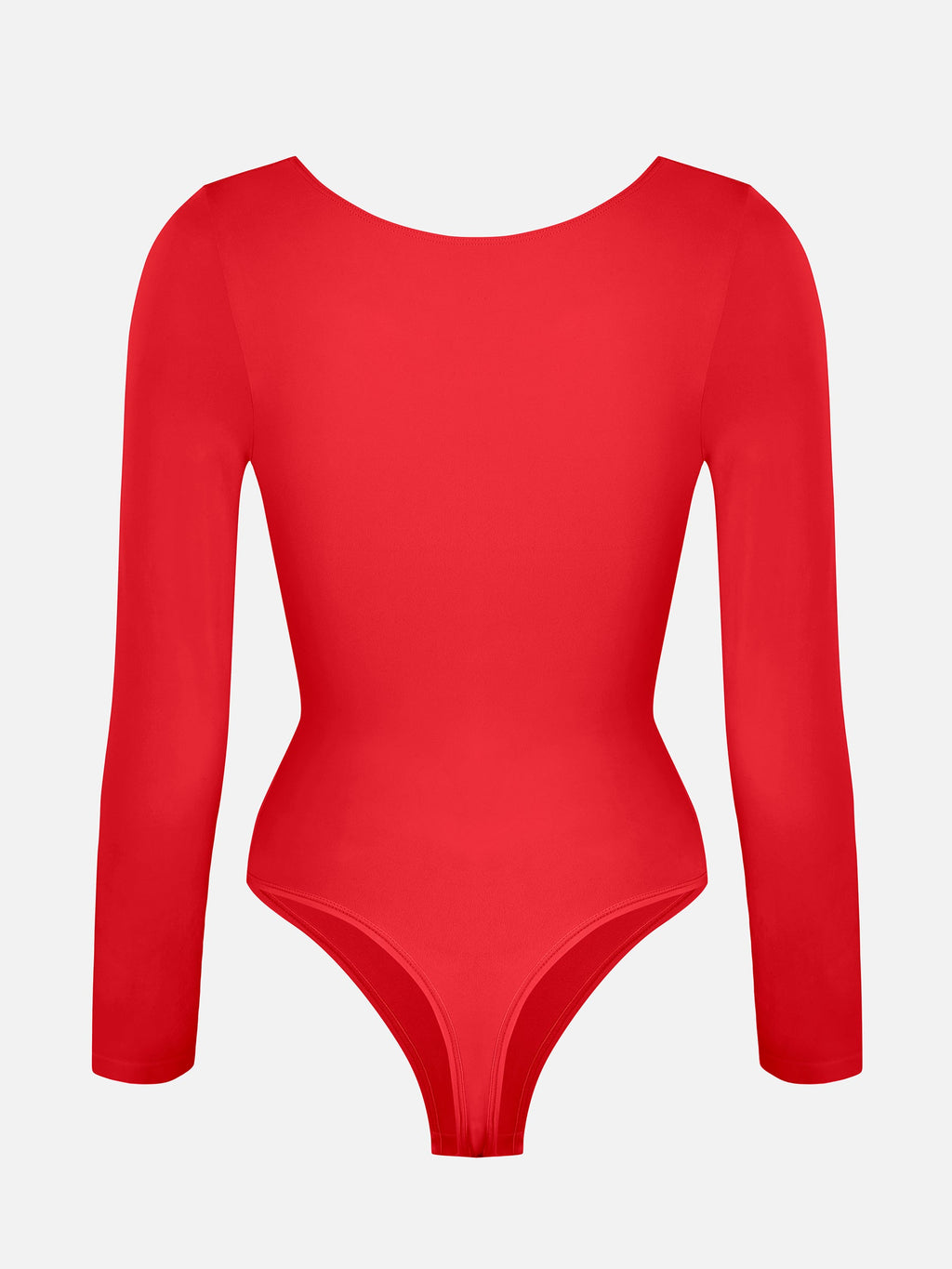 Women's Bodysuit – Seamless Long Sleeve Tummy Control Thong Shapewear