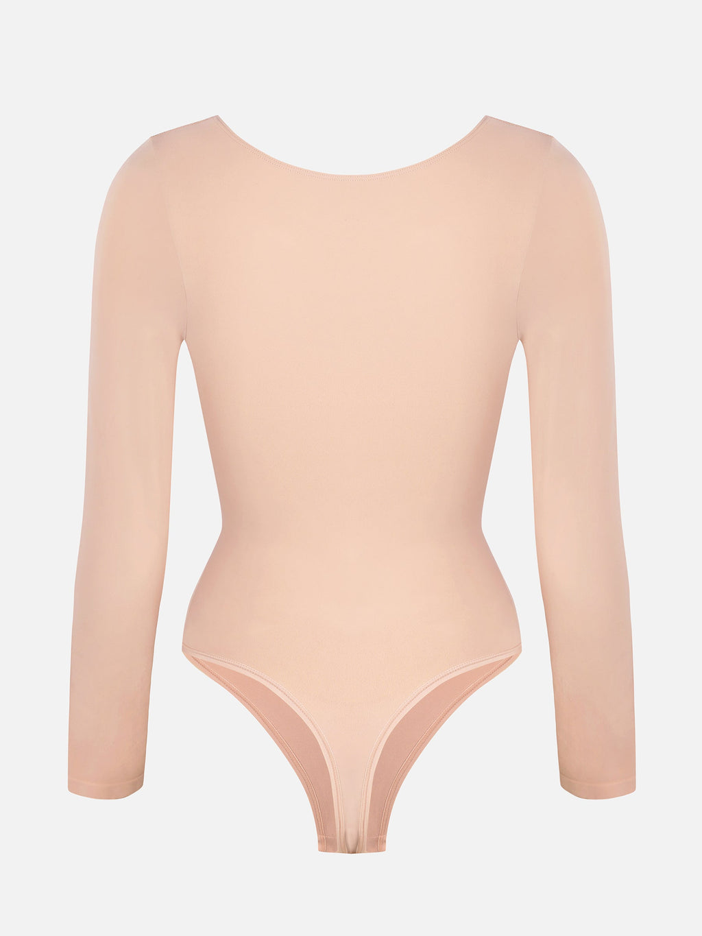 Women's Bodysuit – Seamless Long Sleeve Tummy Control Thong Shapewear