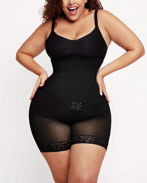 AirSlim® 2-in-1 High-Waisted Booty-Lift Shaper Shorts