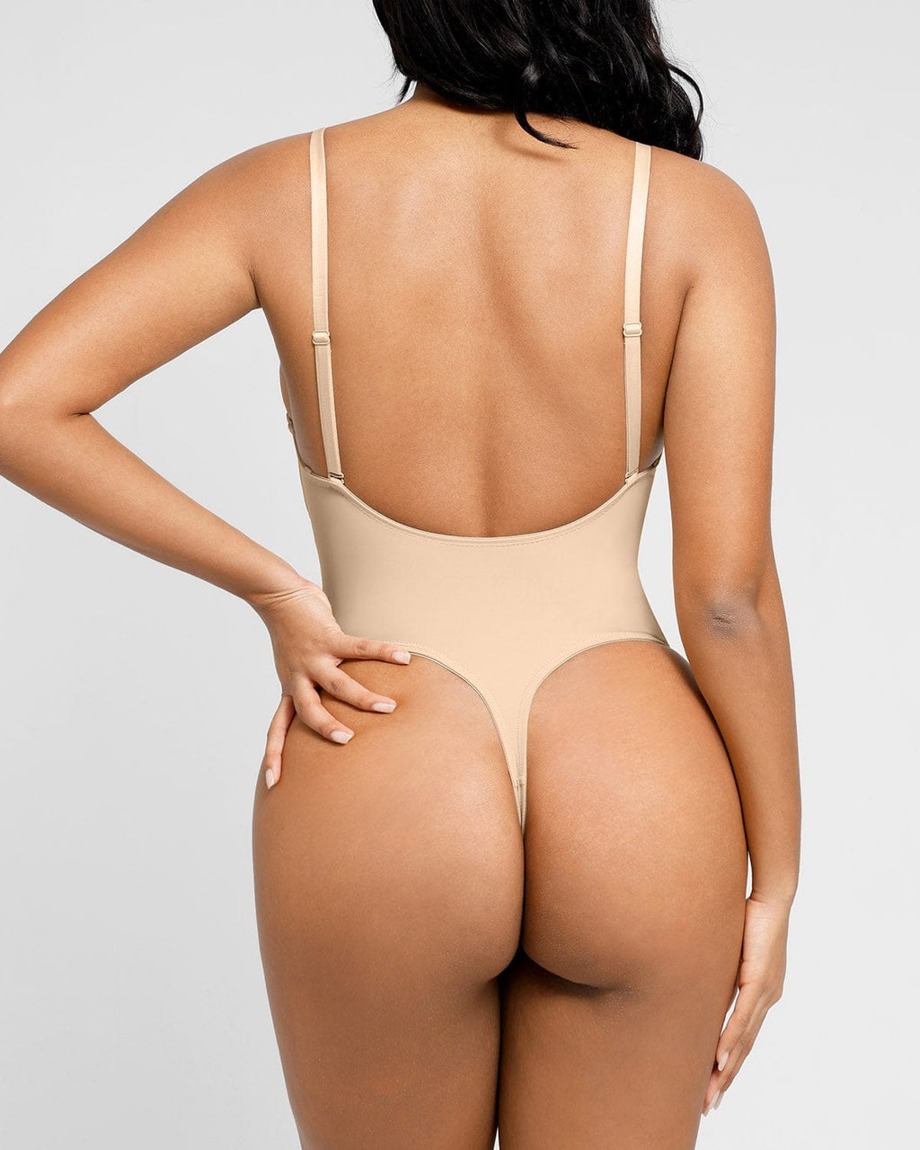 AirSlim® Backless U-Plunge Thong Bodysuit