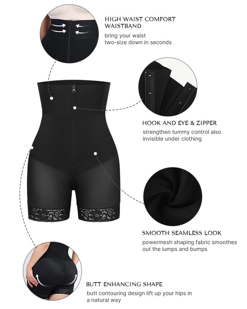 AirSlim® Boned-Sculpt High-Waisted Shorts