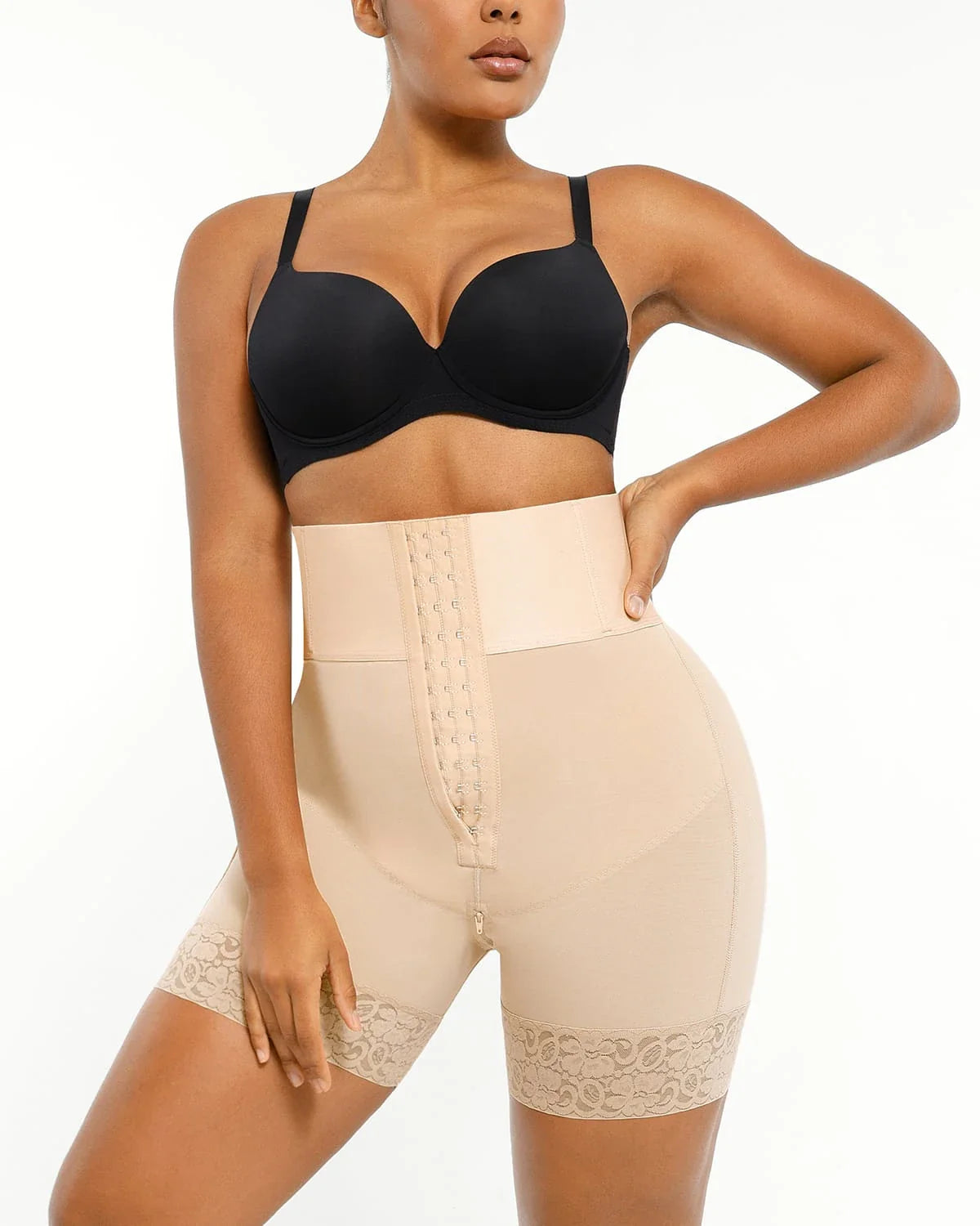 AirSlim® Boned-Sculpt High-Waisted Shorts