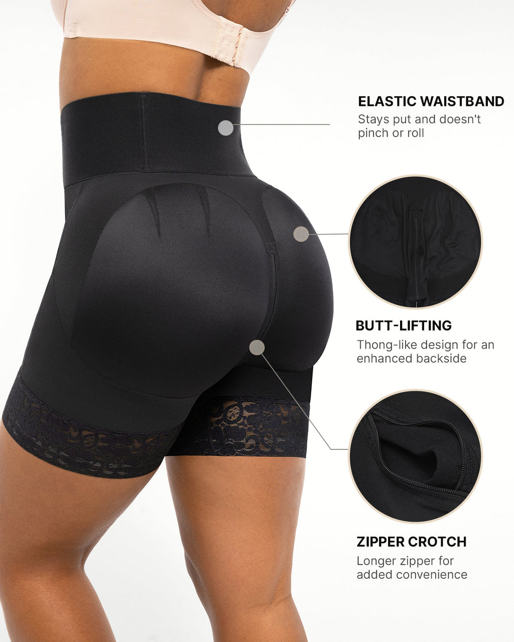 AirSlim® Boned-Sculpt High-Waisted Shorts