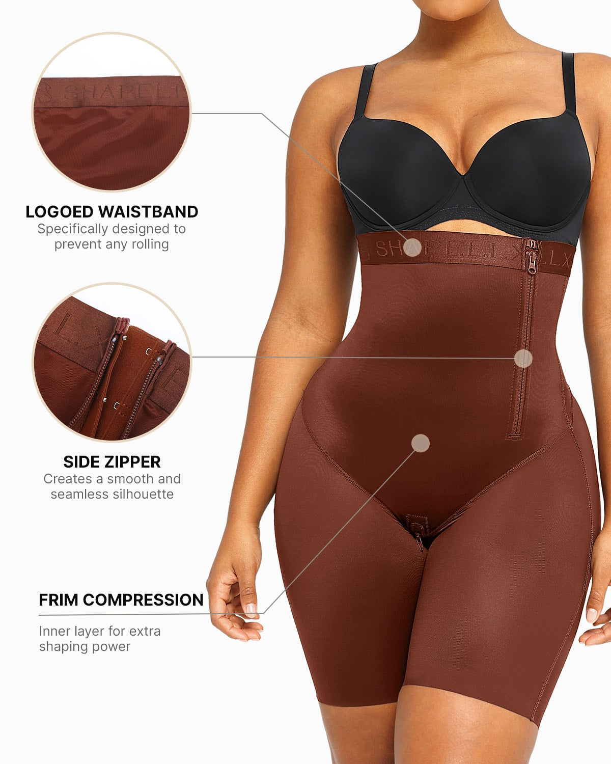 SilkSculpt™ High-Waisted Shorts