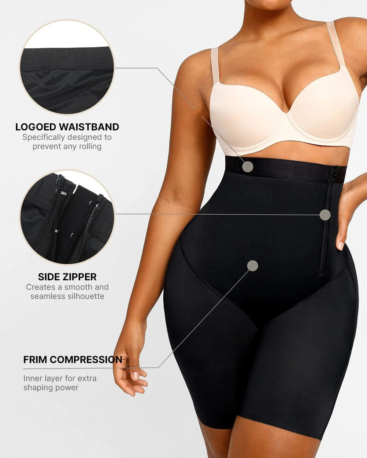 SilkSculpt™ High-Waisted Shorts