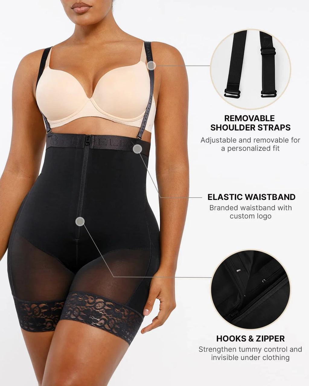 AirSlim® Firm-Tummy Compression Shaping Shorts