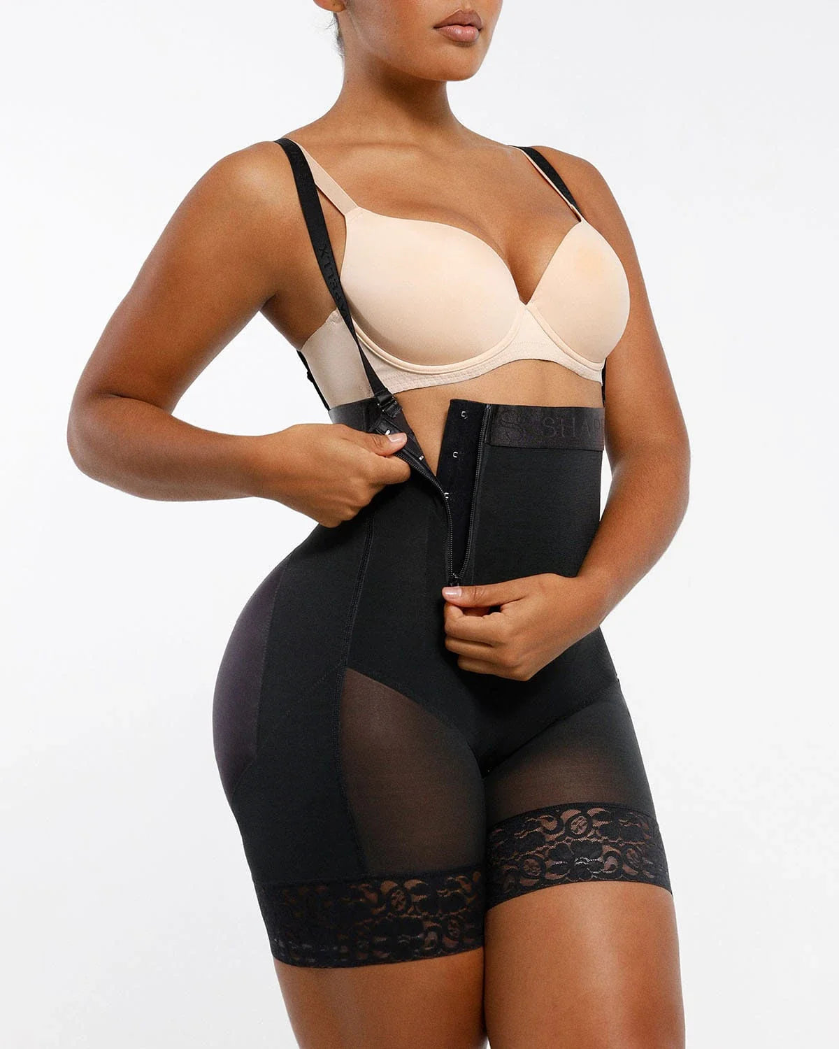 AirSlim® Postpartum Side-Zipper Support Shorts