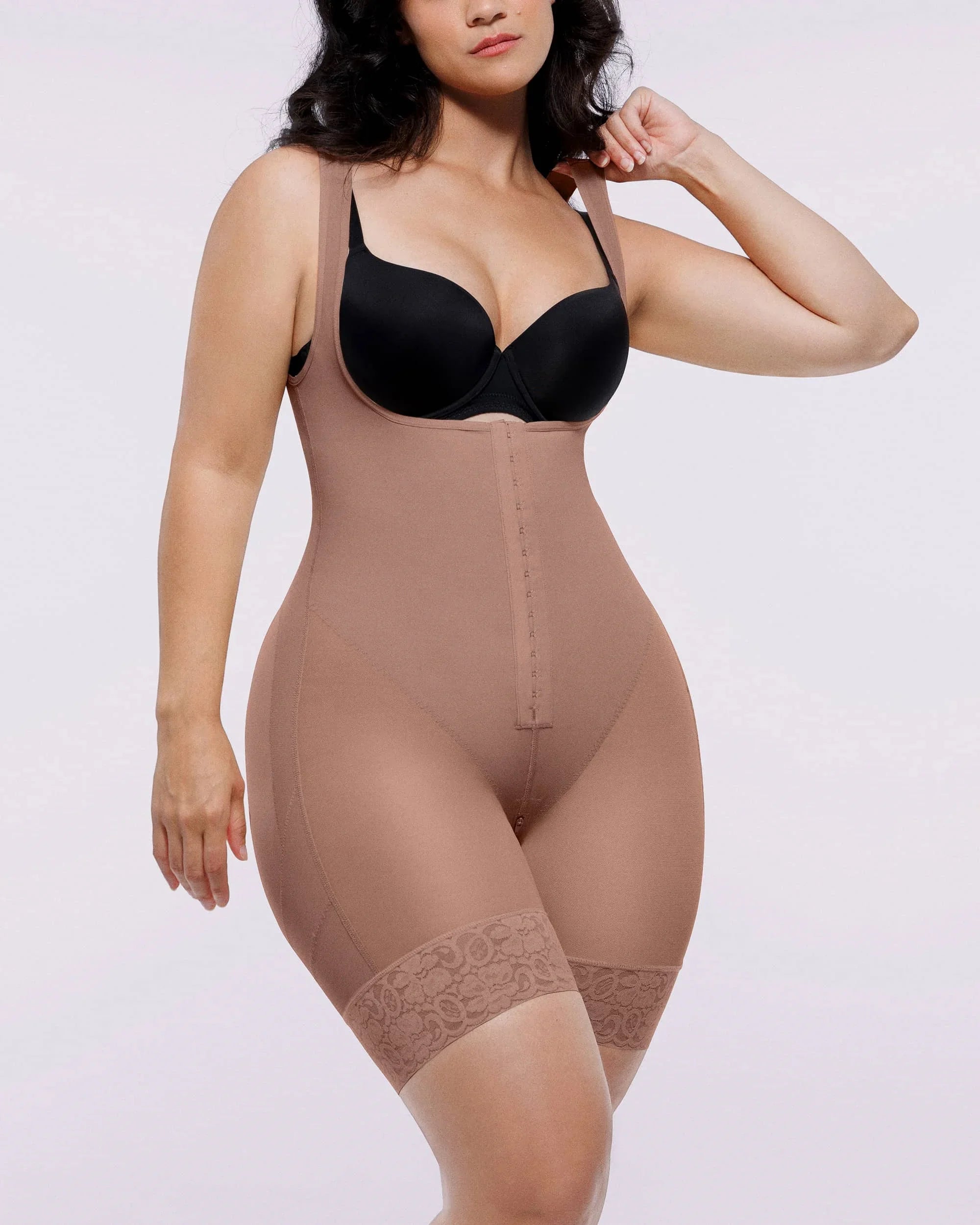 AirSlim® Extreme-Compression Open-Bust Bodysuit