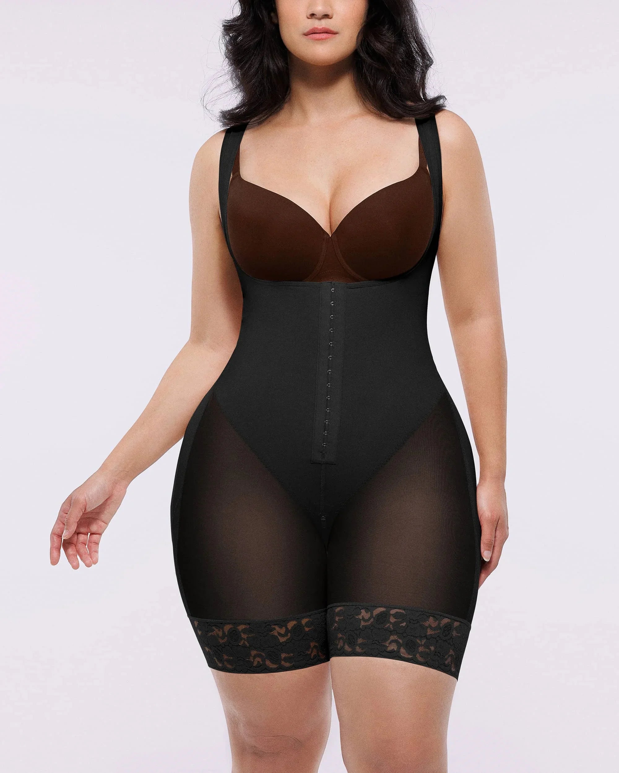 AirSlim® Extreme-Compression Open-Bust Bodysuit