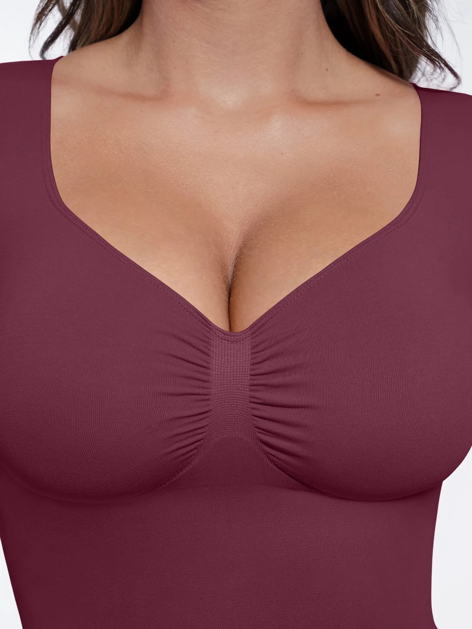 Women's Shaper Top – Seamless Long-Sleeve Everyday Shapewear
