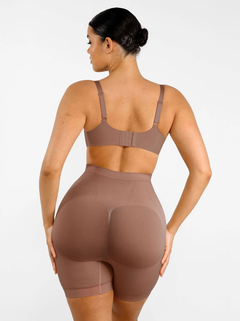 Women's Shaping Shorts – Seamless Mid-Waist Tummy Control Panties