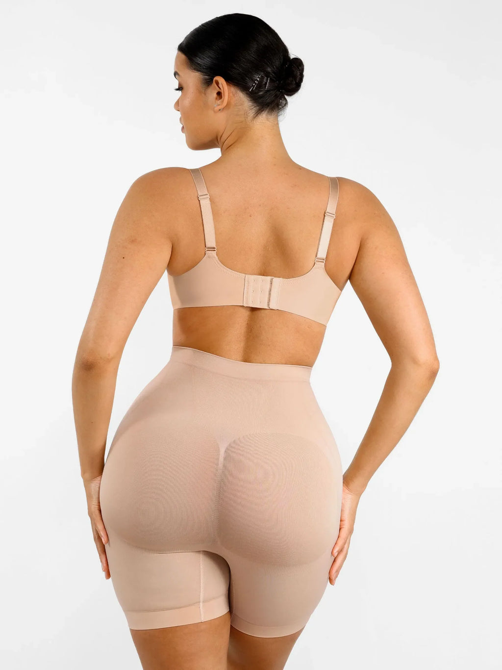 Women's Shaping Shorts – Seamless Mid-Waist Tummy Control Panties