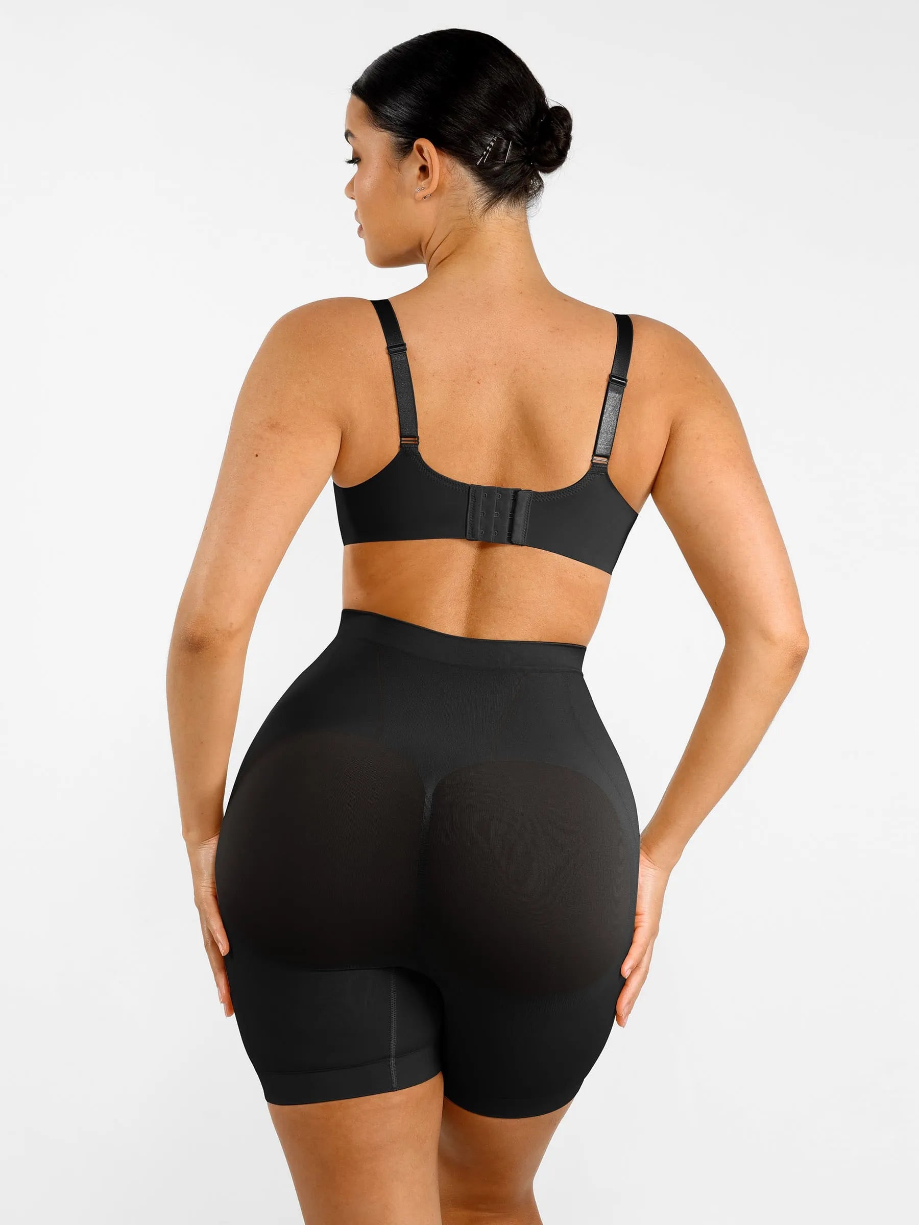 Women's Shaping Shorts – Seamless Mid-Waist Tummy Control Panties