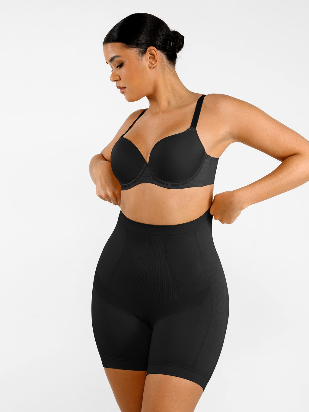 Women's Shaping Shorts – Seamless Mid-Waist Tummy Control Panties