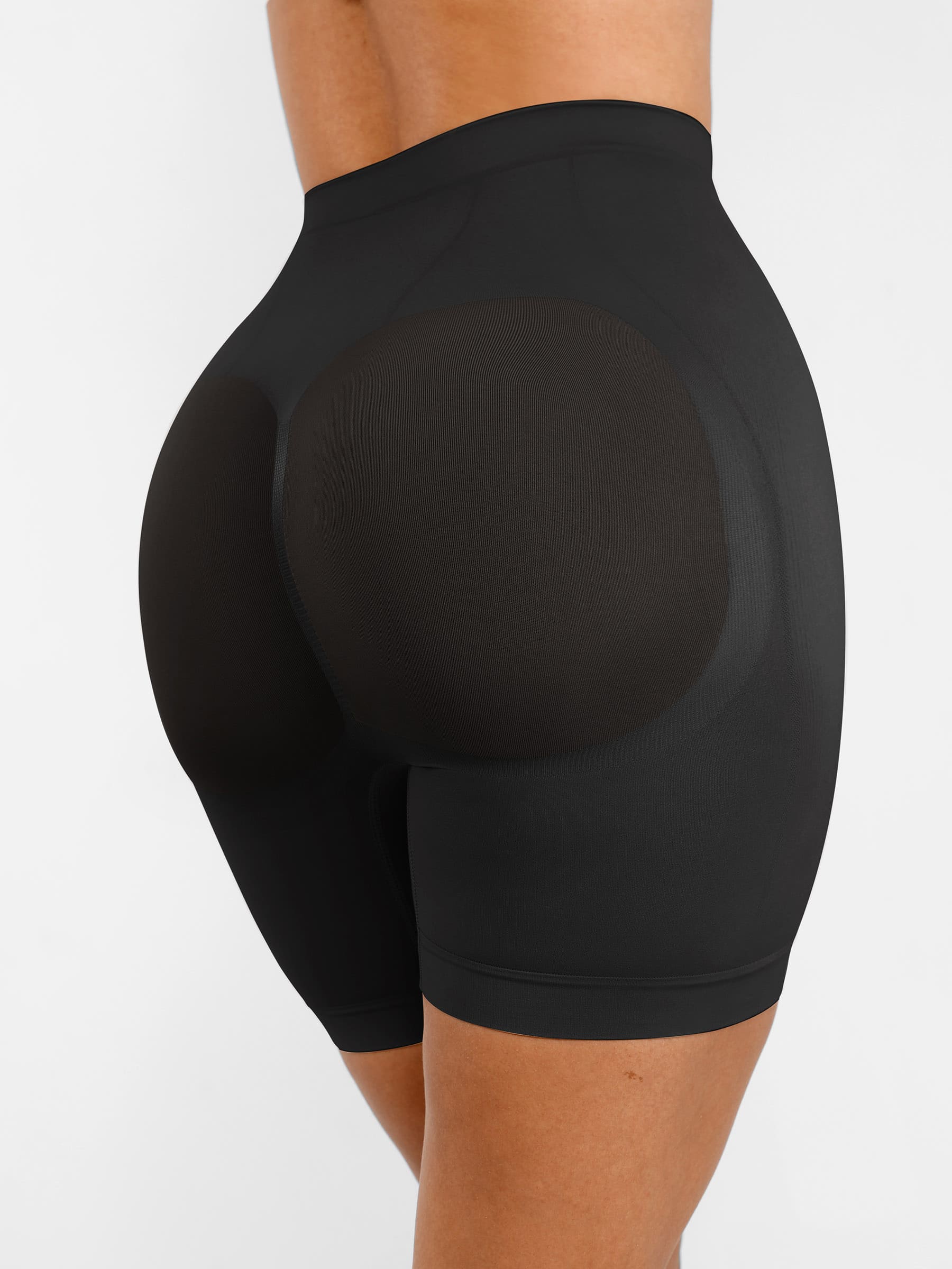 Women's Shaping Shorts – Seamless Mid-Waist Tummy Control Panties