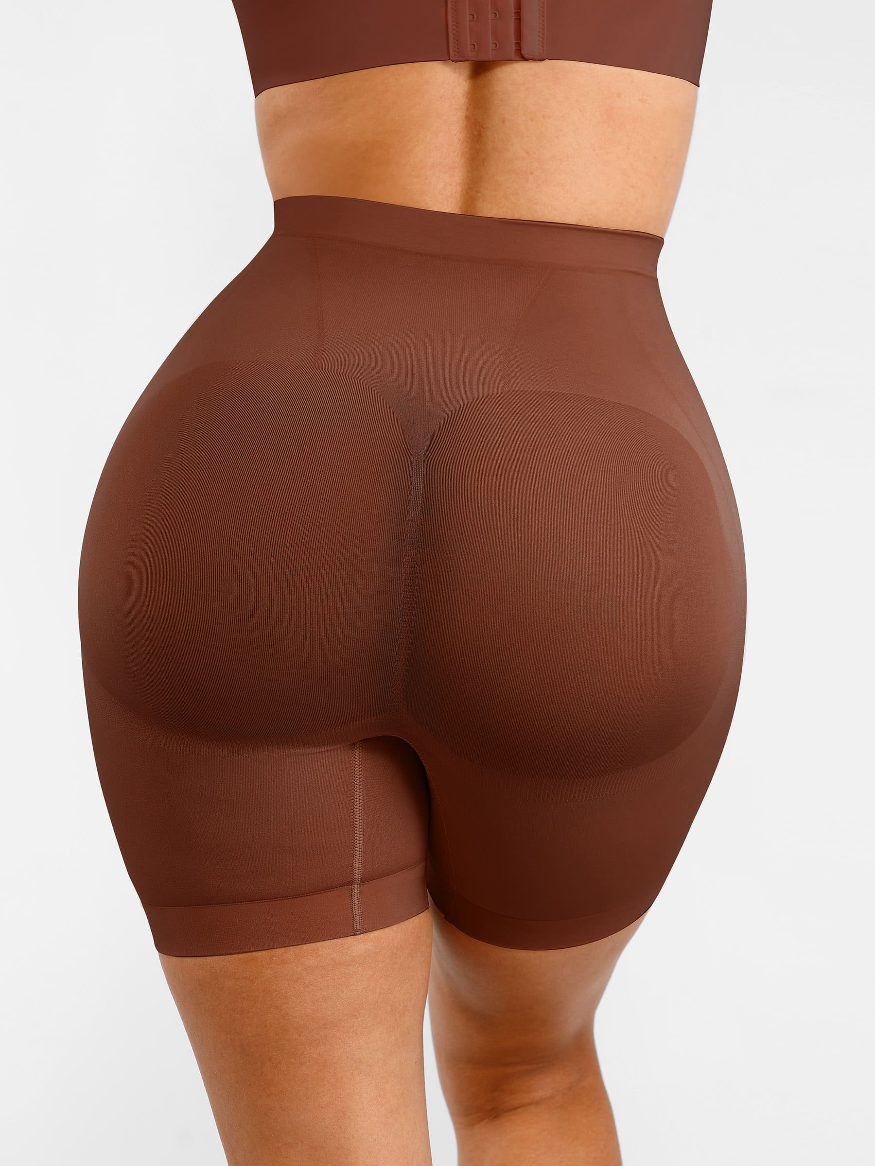 Women's Shaping Shorts – Seamless Mid-Waist Tummy Control Panties