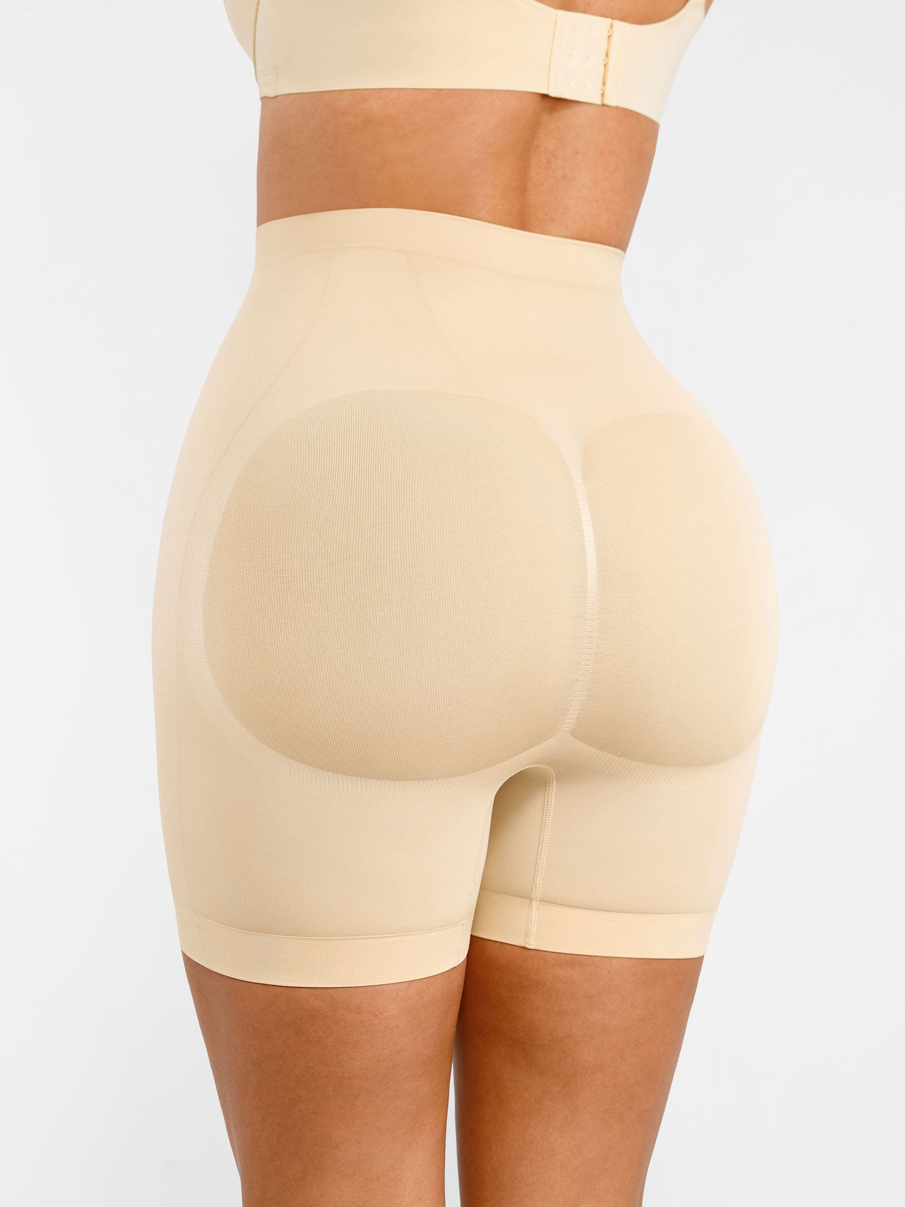 Women's Shaping Shorts – Seamless Mid-Waist Tummy Control Panties