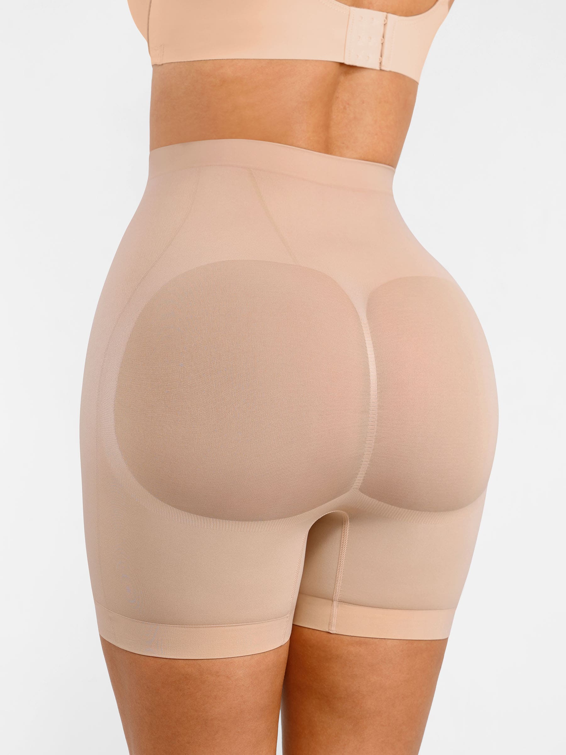 Women's Shaping Shorts – Seamless Mid-Waist Tummy Control Panties