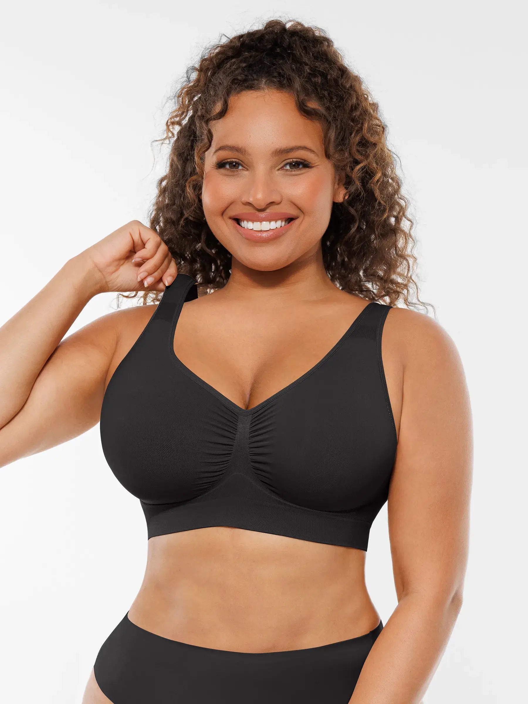 Women's Everyday Bra – No Underwire Wide-Strap Shapewear