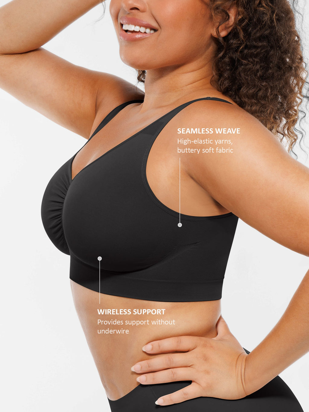 Women's Everyday Bra – No Underwire Wide-Strap Shapewear