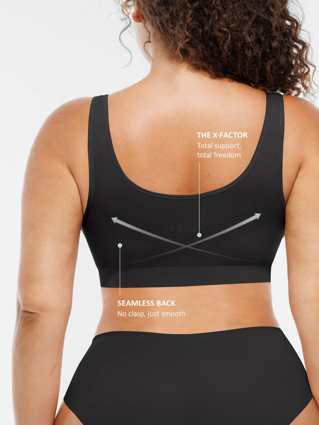 Women's Everyday Bra – No Underwire Wide-Strap Shapewear