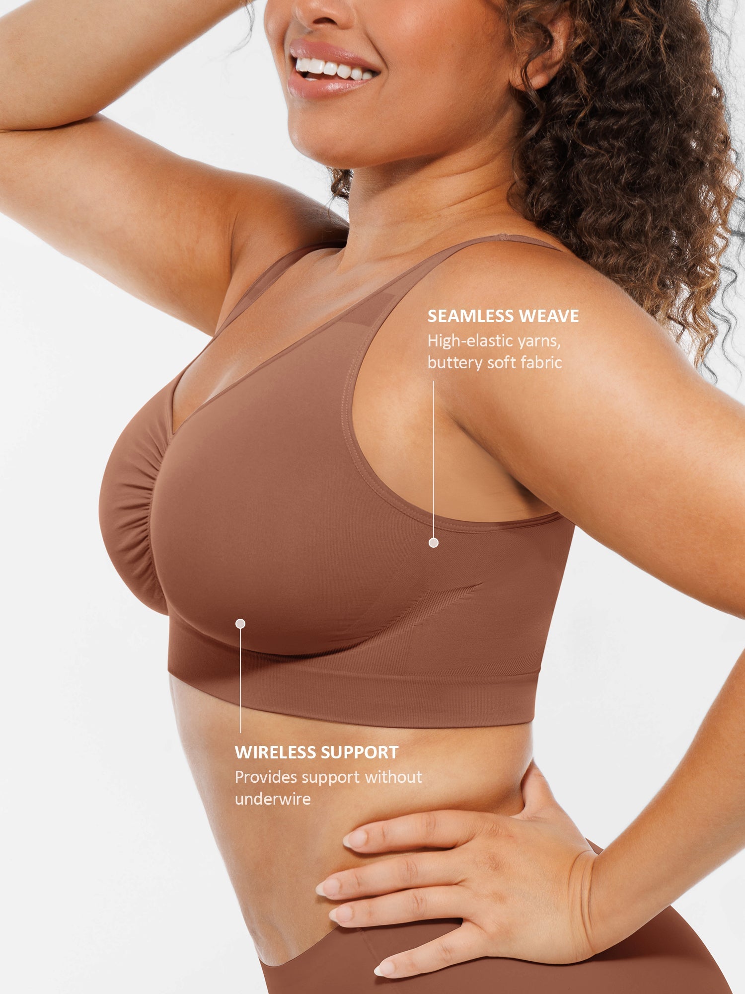 Women's Everyday Bra – No Underwire Wide-Strap Shapewear