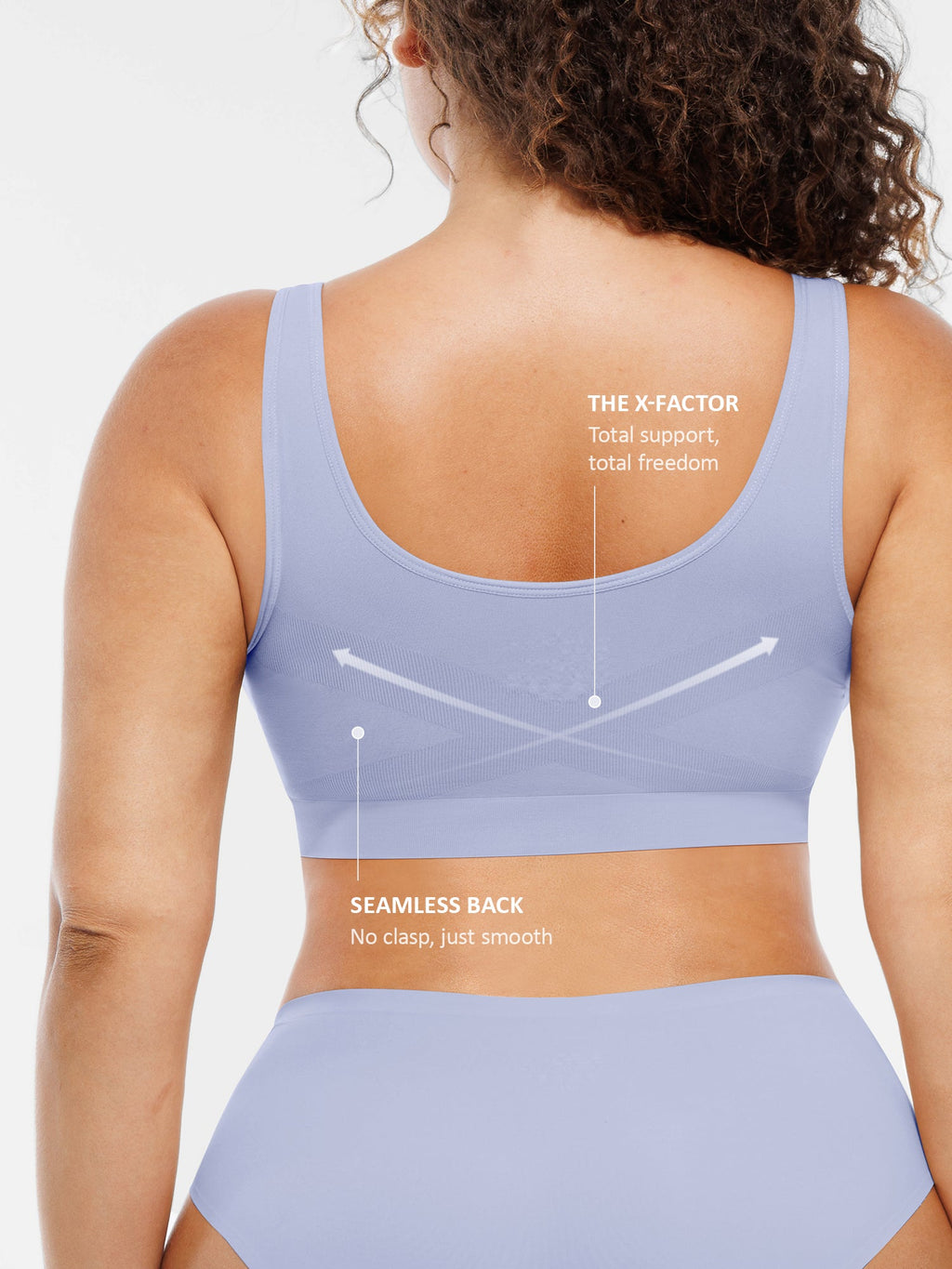 Women's Everyday Bra – No Underwire Wide-Strap Shapewear