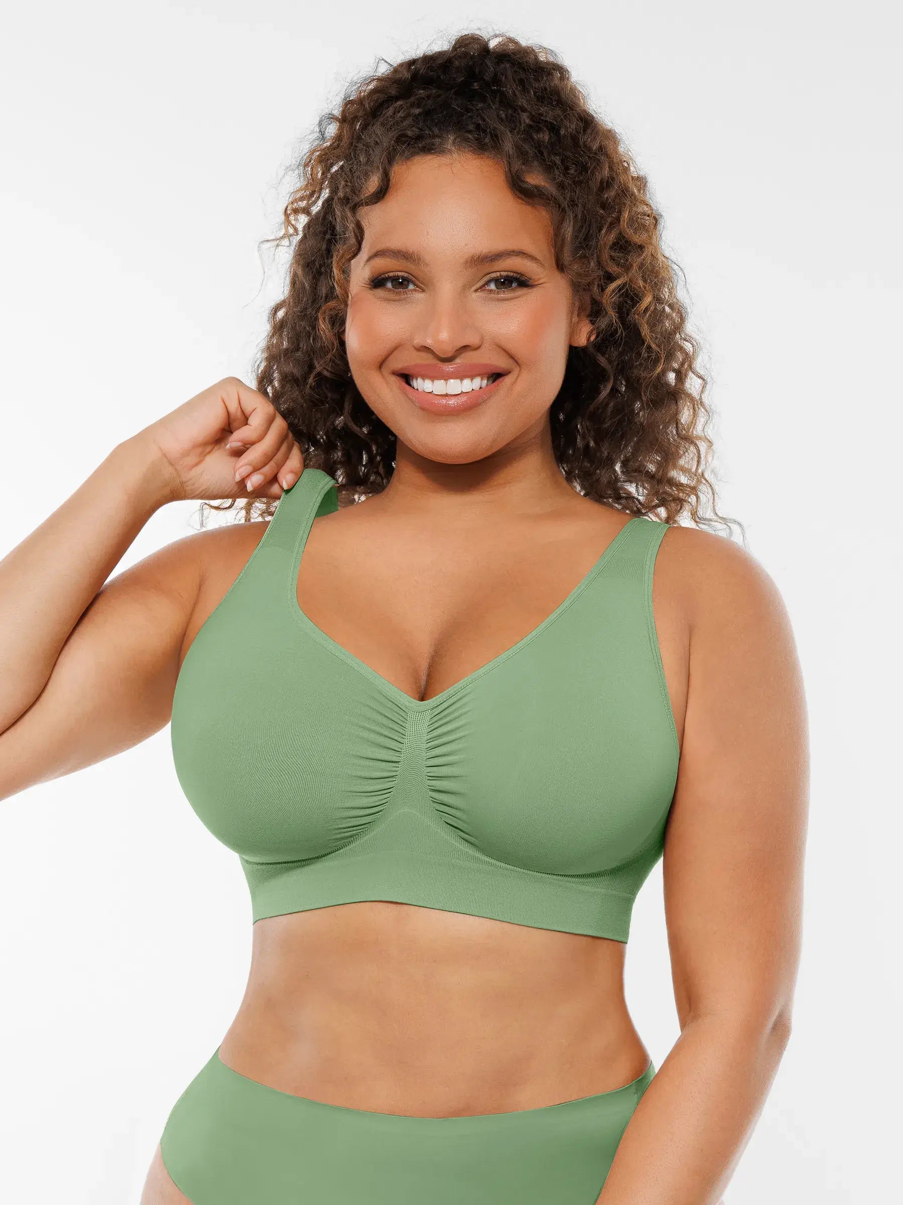 Women's Everyday Bra – No Underwire Wide-Strap Shapewear