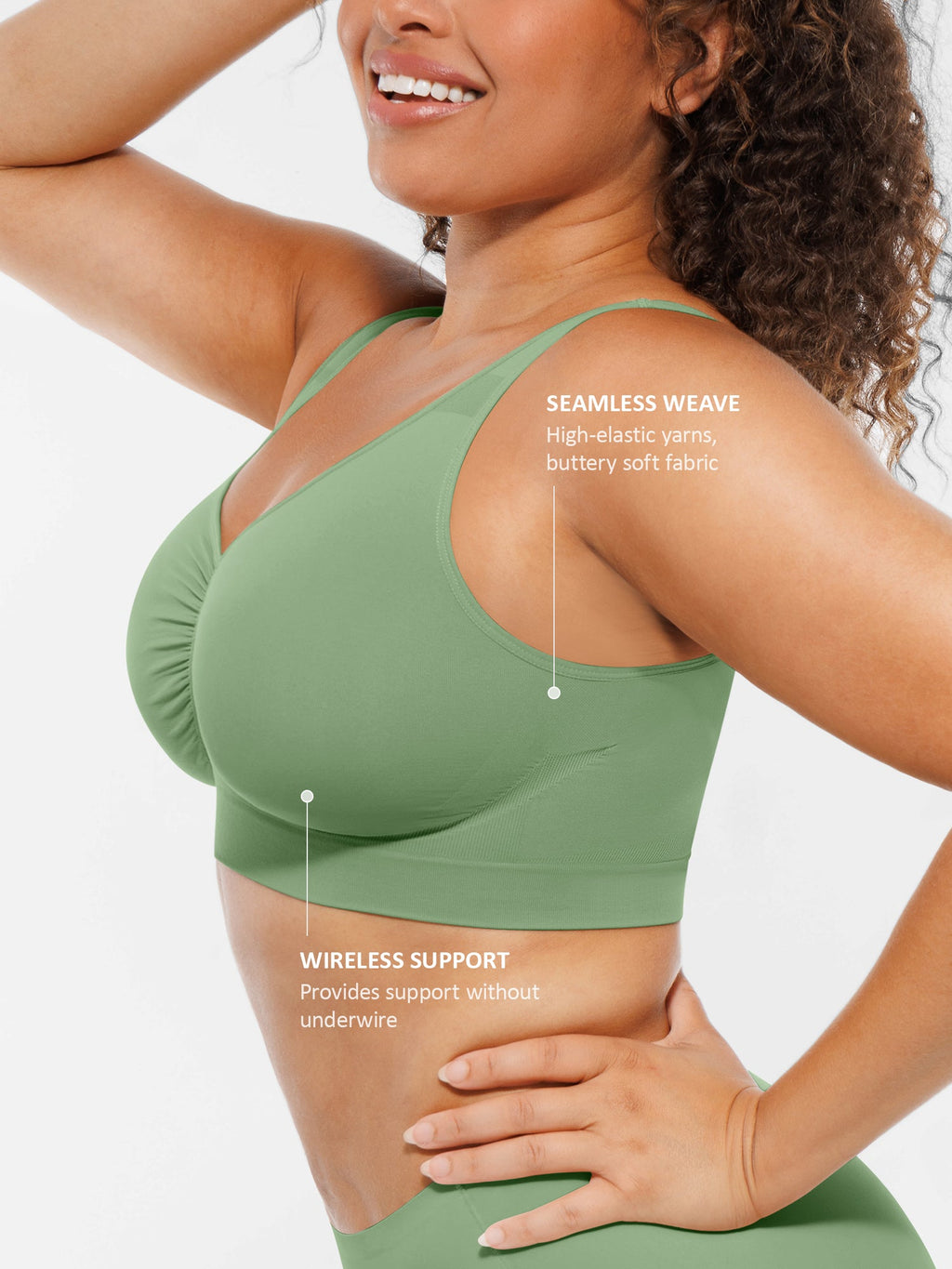 Women's Everyday Bra – No Underwire Wide-Strap Shapewear