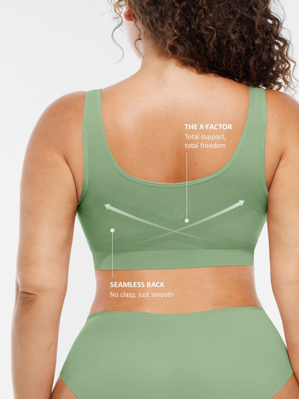 Women's Everyday Bra – No Underwire Wide-Strap Shapewear
