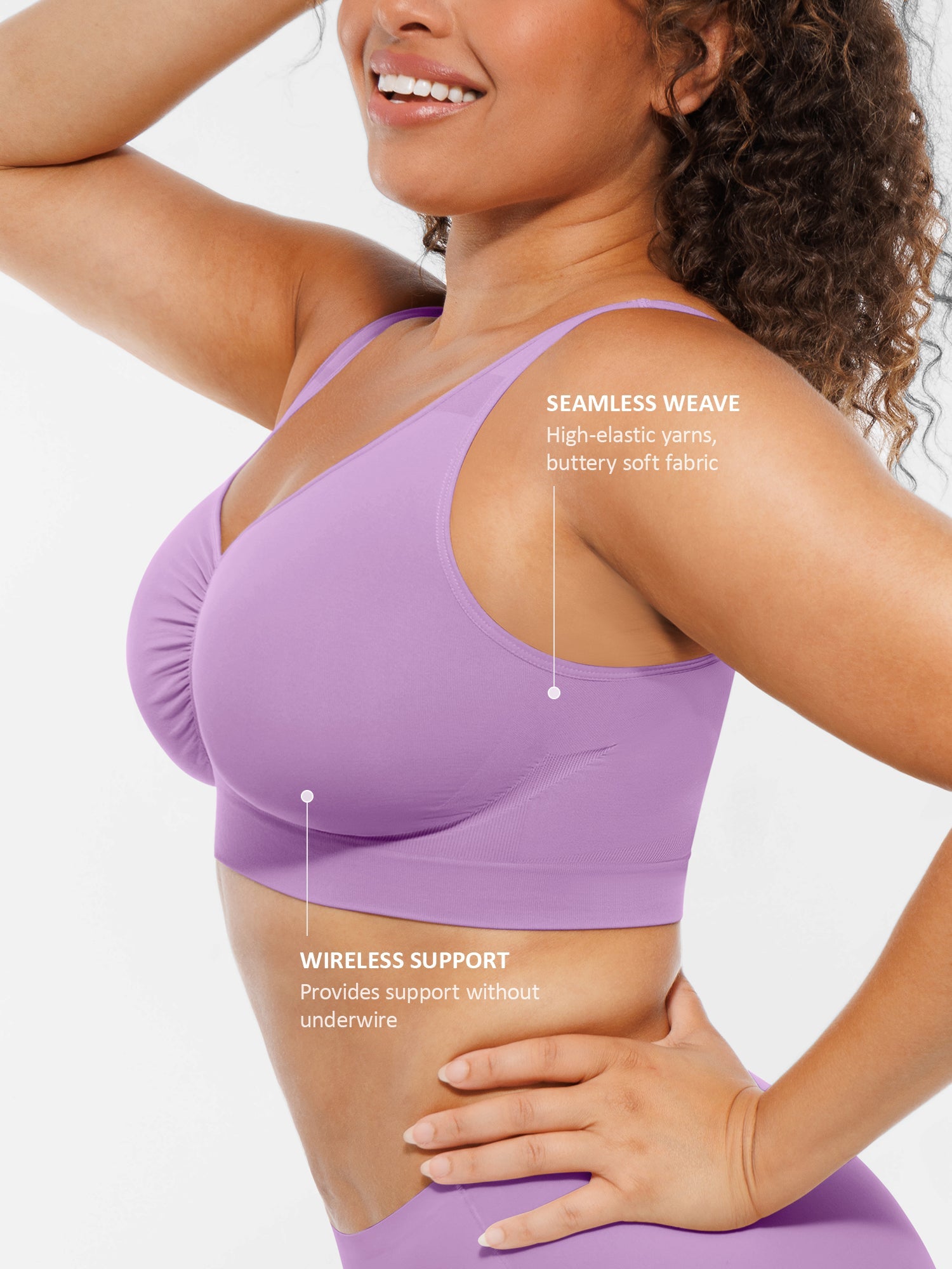 Women's Everyday Bra – No Underwire Wide-Strap Shapewear