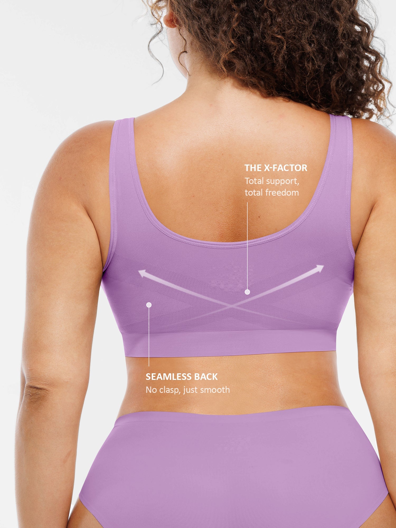 Women's Everyday Bra – No Underwire Wide-Strap Shapewear