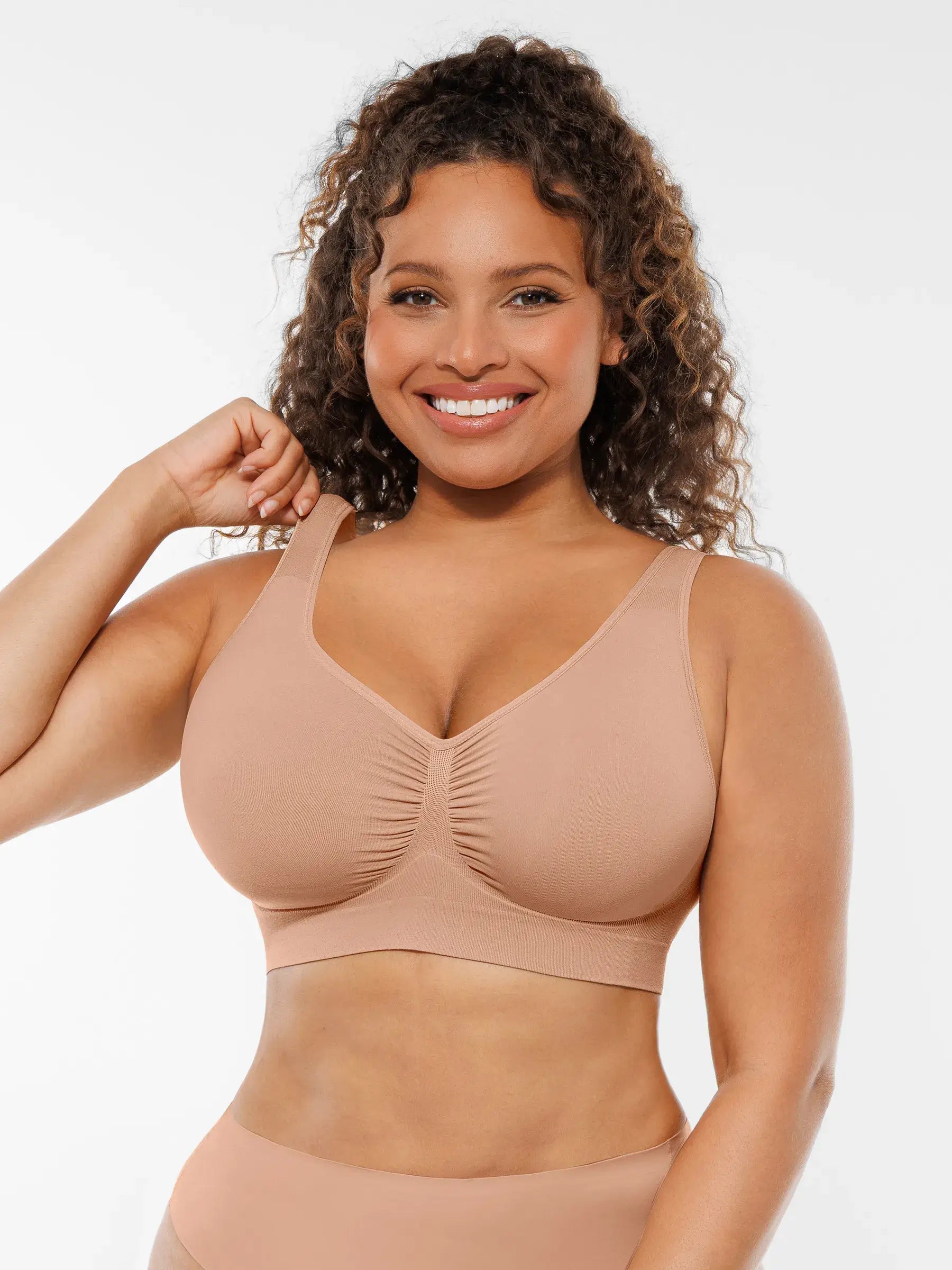 Women's Everyday Bra – No Underwire Wide-Strap Shapewear