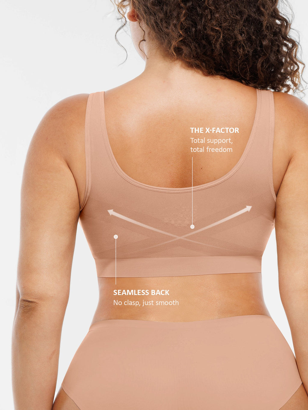 Women's Everyday Bra – No Underwire Wide-Strap Shapewear