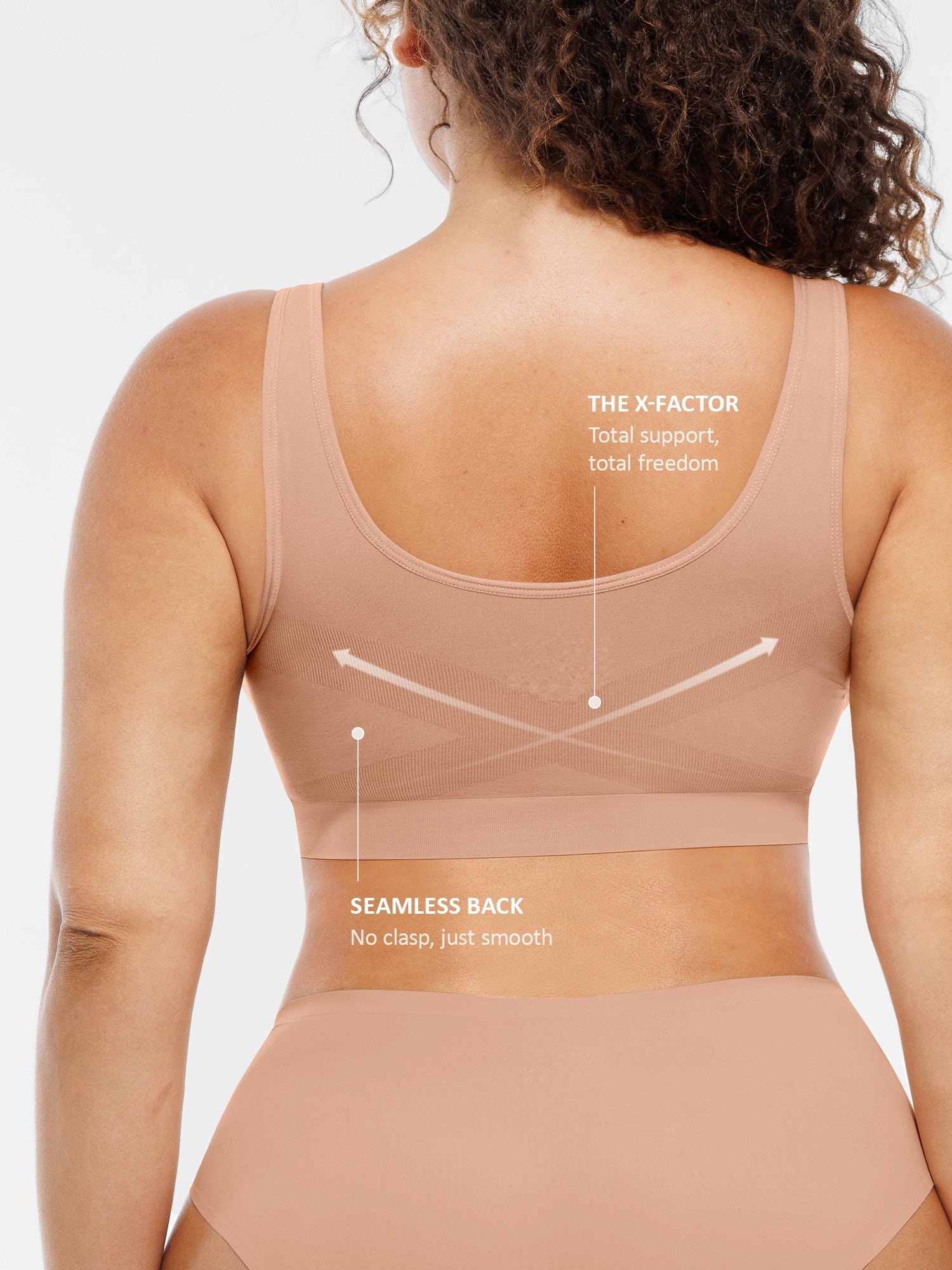 Women's Everyday Bra – No Underwire Wide-Strap Shapewear