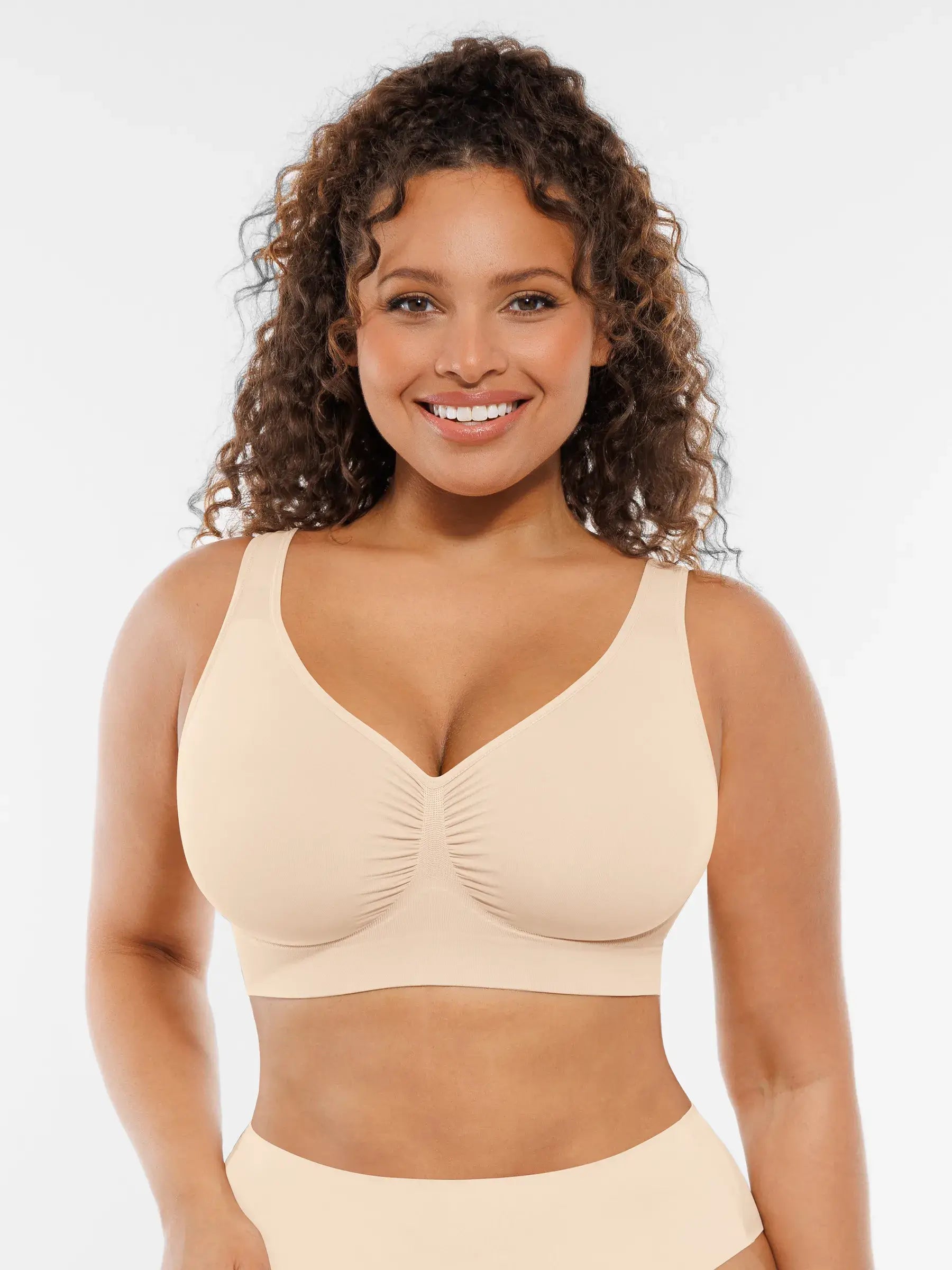 Women's Everyday Bra – No Underwire Wide-Strap Shapewear