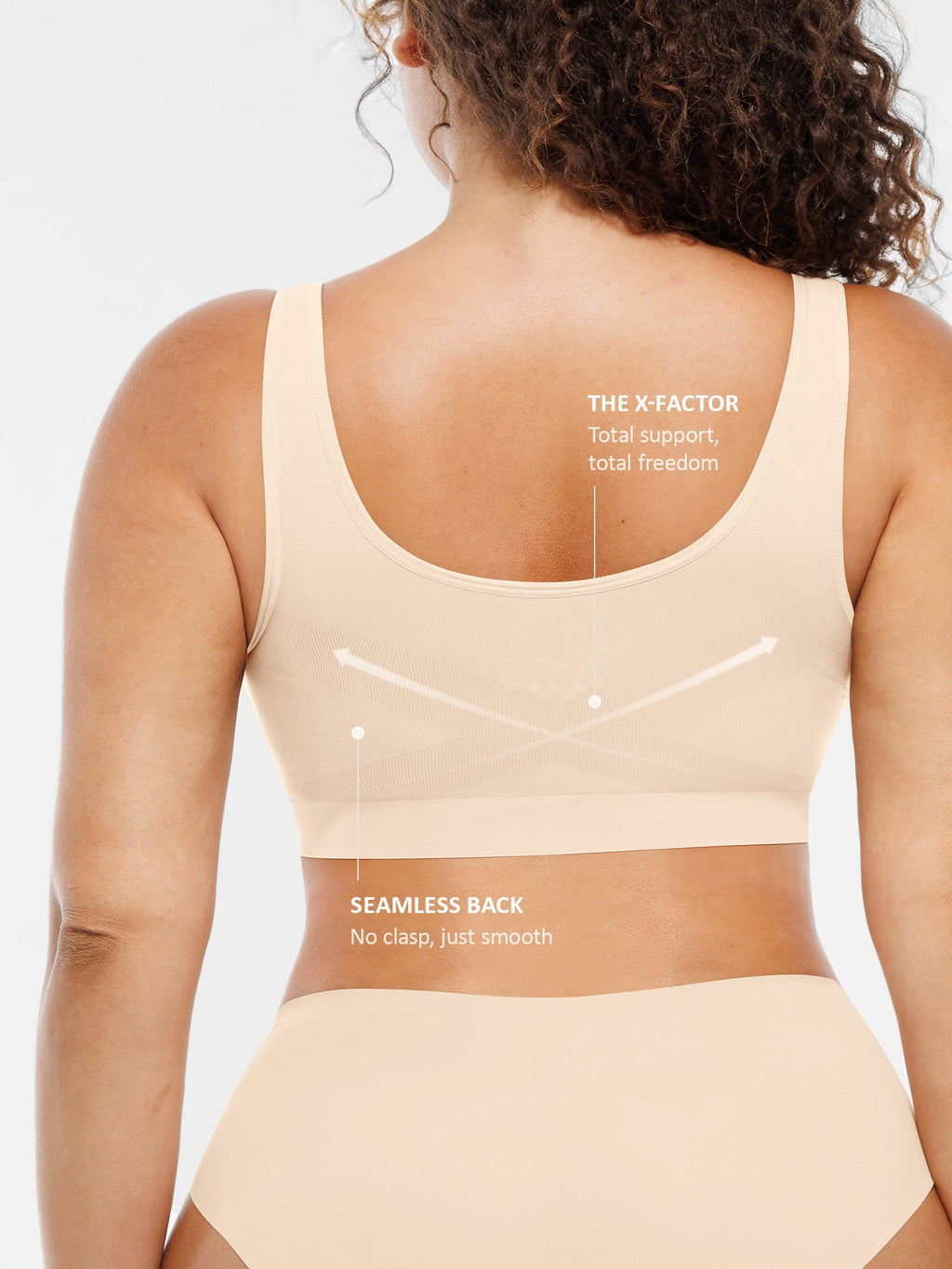 Women's Everyday Bra – No Underwire Wide-Strap Shapewear