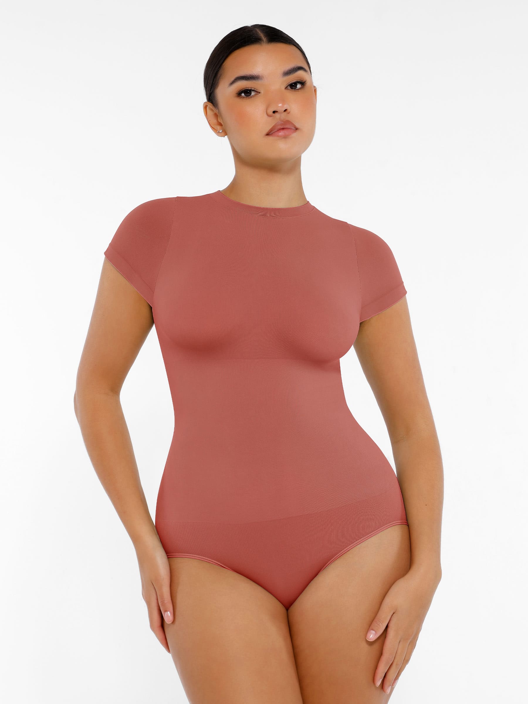 Women's Bodysuit – Seamless Crew Neck Shapewear