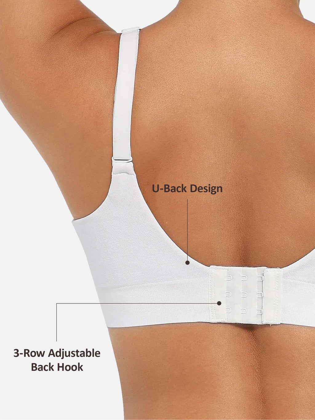 Women's Full Coverage Push-Up Comfort Wireless Bra
