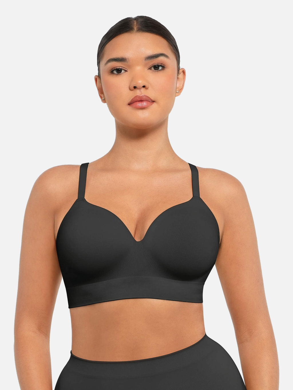 Women's Full Coverage Push-Up Comfort Wireless Bra
