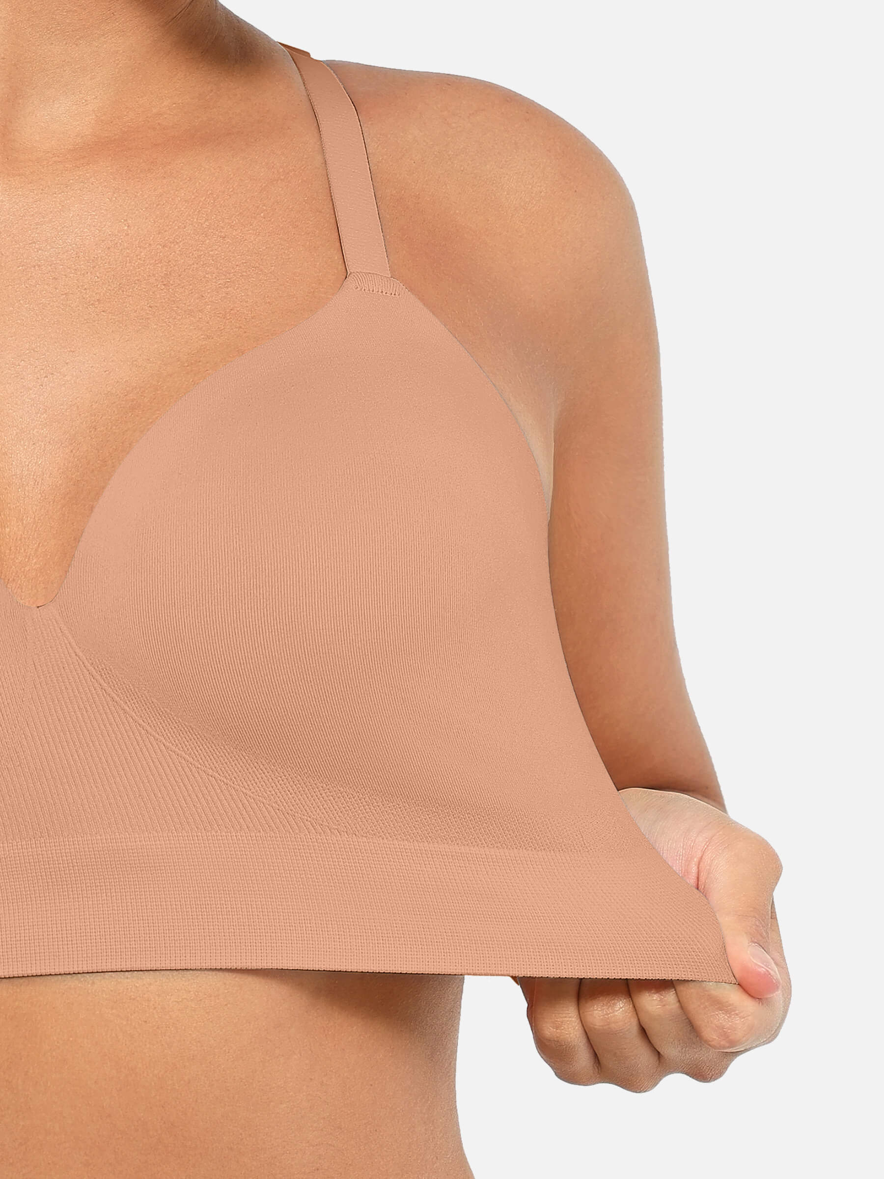 Women's Full Coverage Push-Up Comfort Wireless Bra