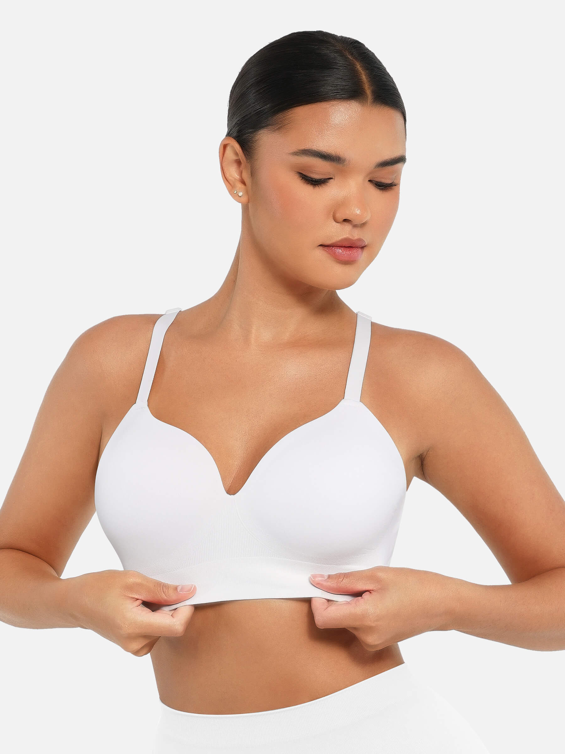 Women's Full Coverage Push-Up Comfort Wireless Bra