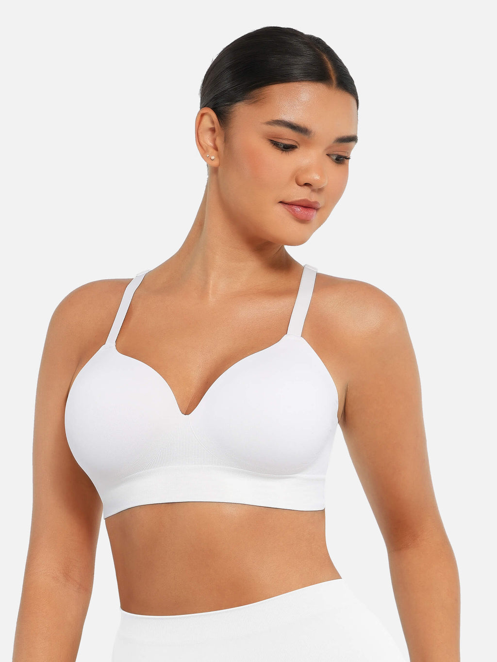 Women's Full Coverage Push-Up Comfort Wireless Bra